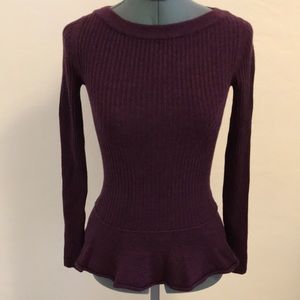 Tory Burch XS Maroon Ramona Sweater